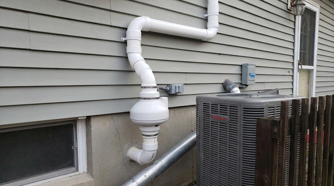 new jersey radon mitigation system installed